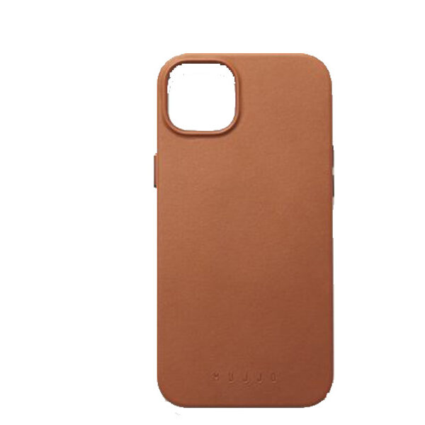 Mujjo iPhone 14  Full Leather Case with MagSafe - Tan