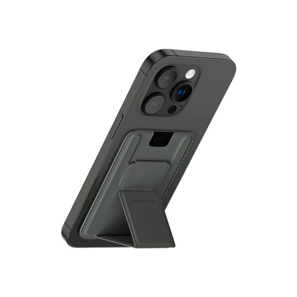 Amazing Thing-Smoothie Pro Mag Magnetic Card Wallet Holder With Ergonomic Grip Strap and Stand