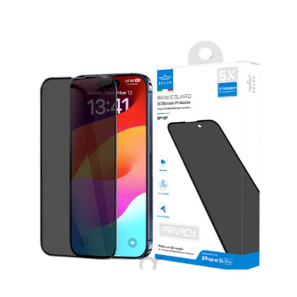 Brave Privacy Screen Protector for iPhone 15 Pro