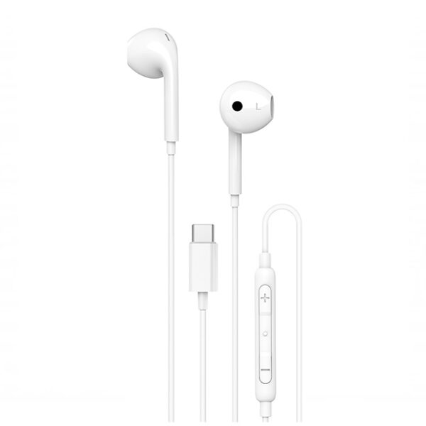 UNISYNK In-Ear Headphones USB-C-White