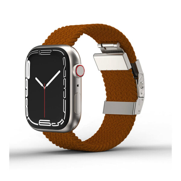 Amazingthing Weave Band For Apple Watch 45/44/42 BROWN