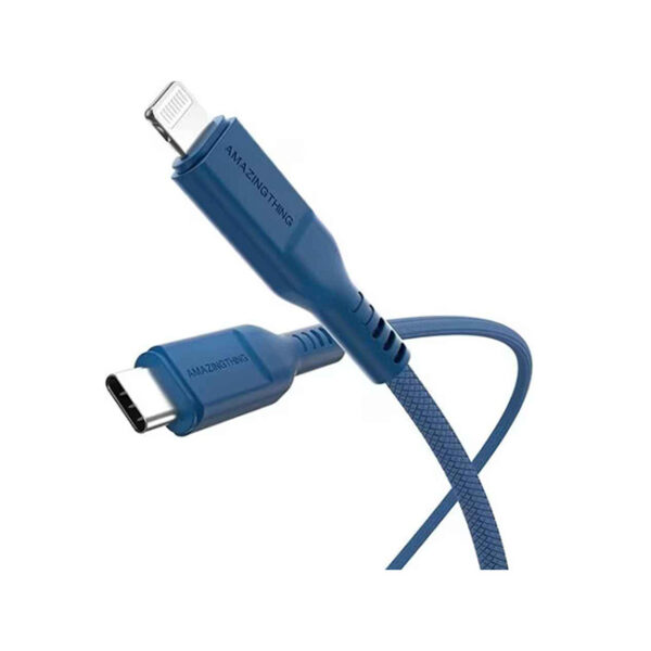 Amazing Thing Thunder PRO Lightning to USB-C PD 30W 3.2A Fast Charge cable [1.1 Meter] - Blue