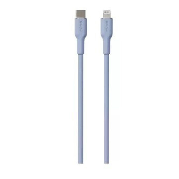 Puro ICON Soft–USB-C to Lightning MFi certified 1.5 m (Blue)