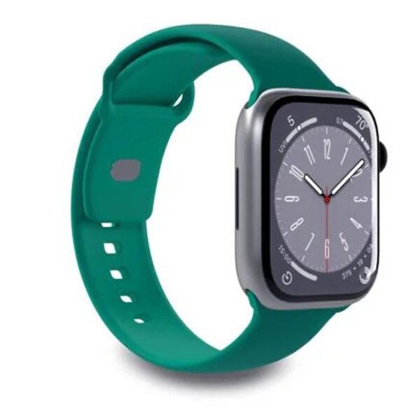 Puro Silicone watchband for Apple Watch 42–44–45-49 mm, Green