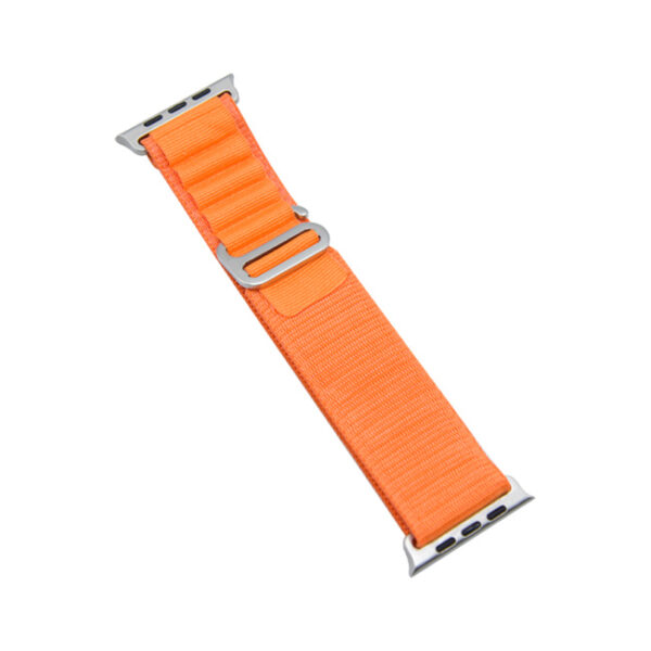 Levore Nylon Braid Watch Band For Apple Watch 44/45/49mm LWB51 - Orange