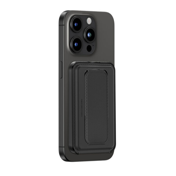 Amazing Thing Glamour Link Travel MAG Fold Pro Magnetic Wallet with Card Holder - Black