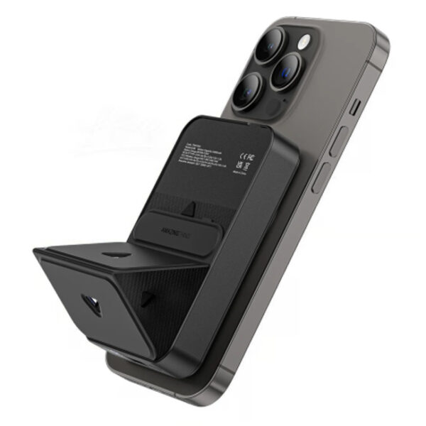 Amazing Thing Thunder Pro MAG 10,000mAh Wireless Charging Battery Pack with Stand - Black