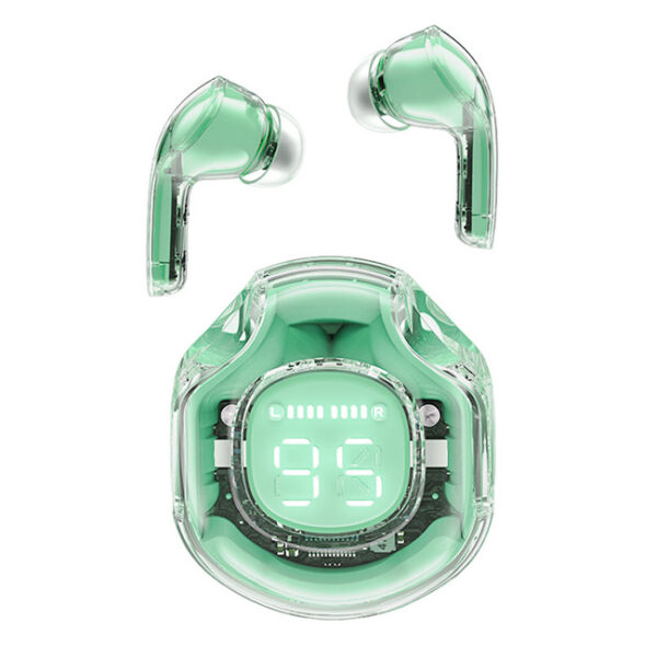 Headphones TWS Acefast T8 Earphones, Bluetooth 5.3, IPX4 (Mint Green)