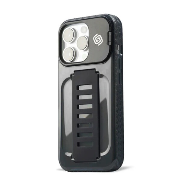 Grip2U iPhone 16 Pro Max Case Boost Kickstand Smoky