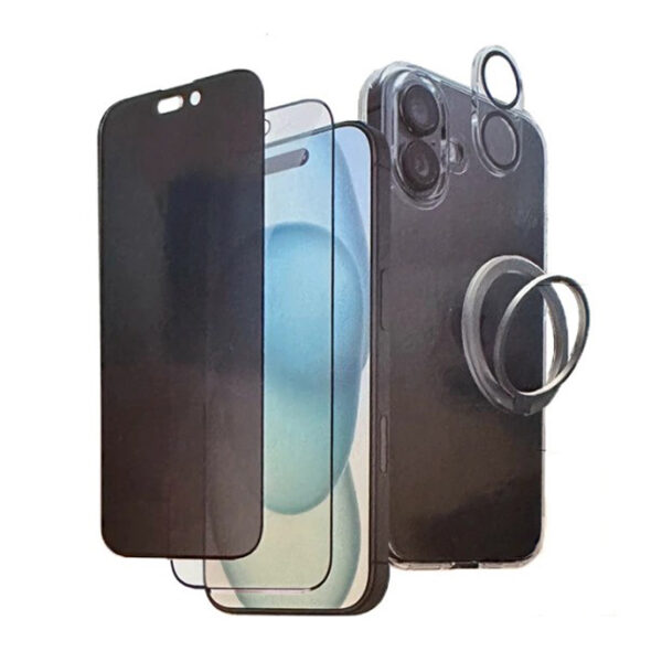 Levore Full Body Shield Package 5 in 1 For iPhone 16 Plus - Multi