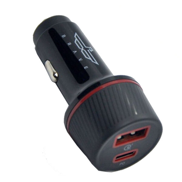 BRAVE 48W QC 3.0&PD Dual Port Car Charger