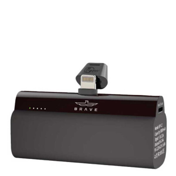 Brave Power Bank Plug On-L 5000mAh +20w Lightning PD Output