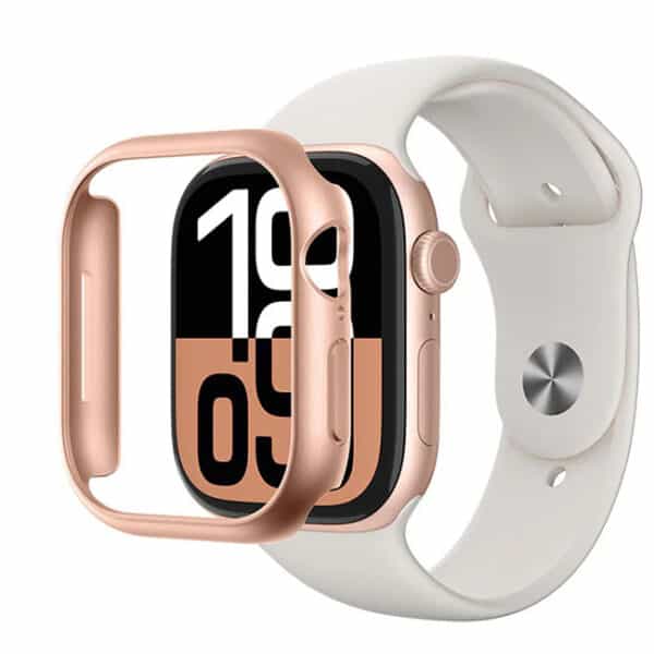 Amazing Thing Apple Watch Series 10 (46MM) Minimal Framelite Case- Rose Gold