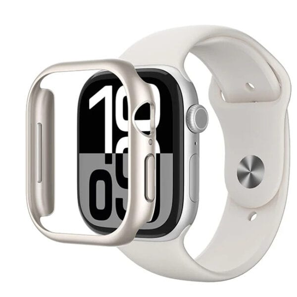 Amazing Thing Apple Watch Series 10 (46MM) Minimal Framelite Case- Silver