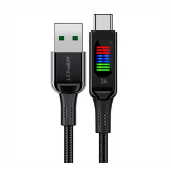 AceFast - C7-04 USB to Type-C Cable 60W 1.2m - Black