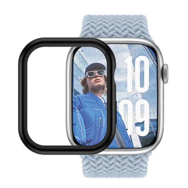 PanzerGlass Snappie 46 mm Screen Protector for Black Apple Watch