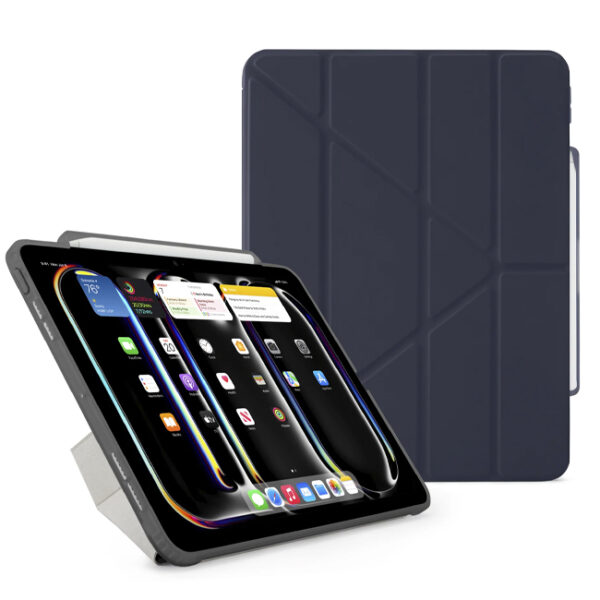 غطاء Pipetto Origami Pencil لجهاز iPad Pro 11 إنش – الجيل الخامس – أزرق.<br> <br> <br>