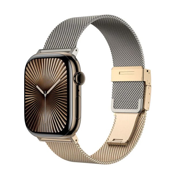 AmazingThing Apple Watch Strap 46m  Omni  StyleFlip Band- Rose Gold/Silver