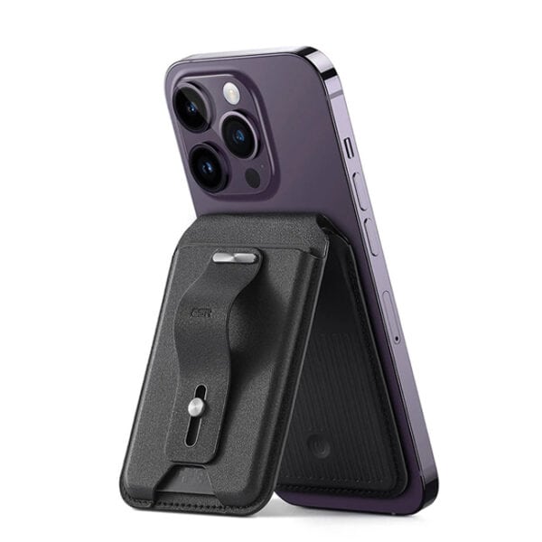 ESR HaloLock Geo Wallet Grip Stand - Midnight - Black