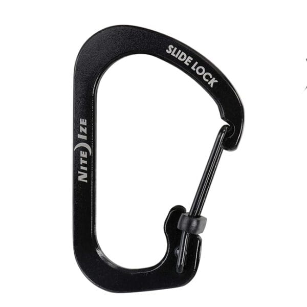 Nite Ize CSLA3-03-R6 SlideLock Carabiner- Black