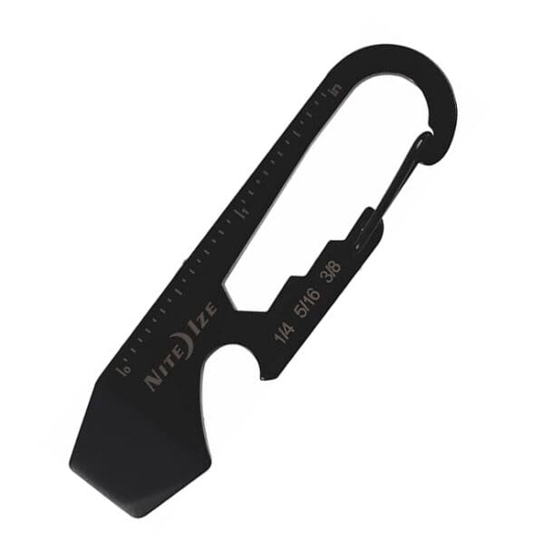 Nite Ize DoohicKey Key Tool Black Steel Keychain Multi-Tool w/Key Cli