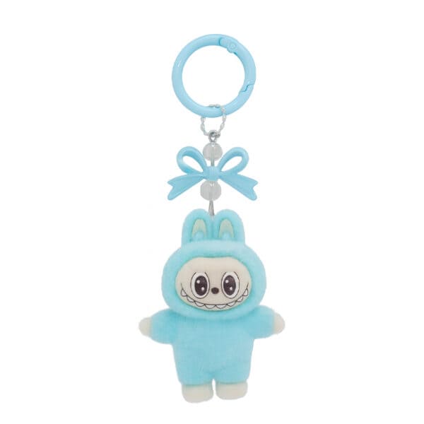 Small Labubu The Monsters Keychain-Blue