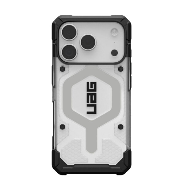 UAG iPhone 17 Pro Case Pathfinder Clear Ice/Silver