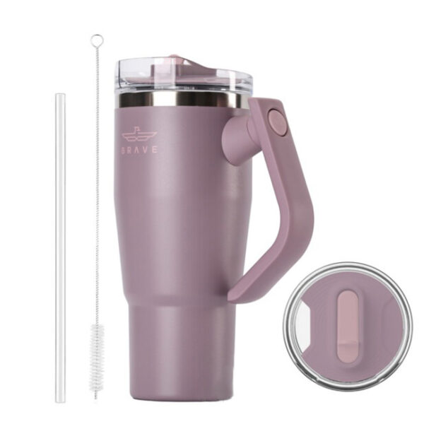 Brave Temp Guard Vacuum Insulated Travel Mug 950ml - Purplish Red