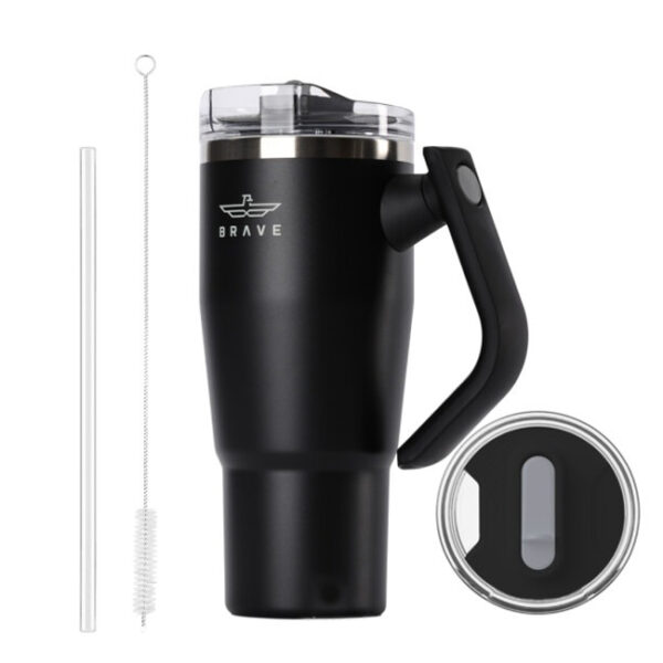 Brave Temp Guard Vacuum Insulated Travel Mug 950ml - Black