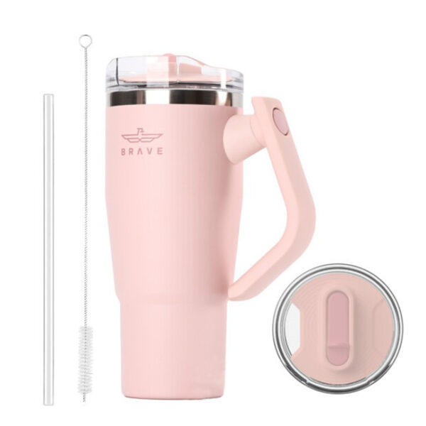 Brave Temp Guard Vacuum Insulated Travel Mug 950ml - Light Pink