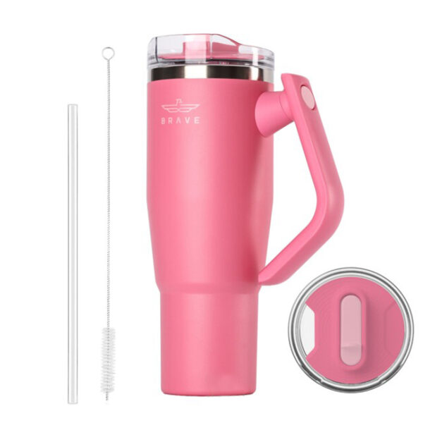 Brave Temp Guard Vacuum Insulated Travel Mug 1200ml - Rose Red