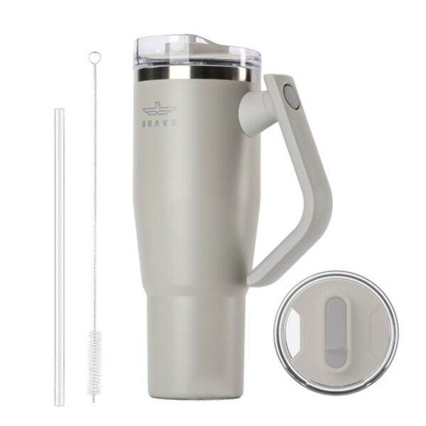 Brave Temp Guard Vacuum Insulated Travel Mug 1200ml - Light Grey
