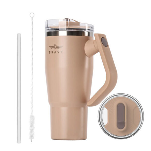 Brave Temp Guard Vacuum Insulated Travel Mug 950ml - Brown