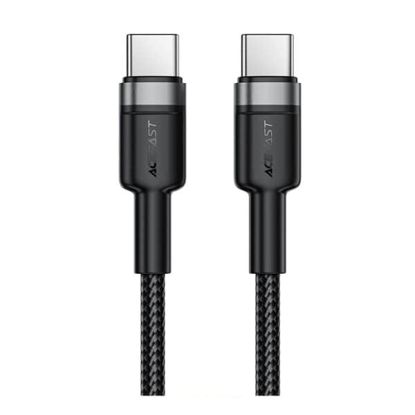سلك Acefast للشحن ونقل البيانات C22-03 USB-C إلى USB-C بقدرة 60W