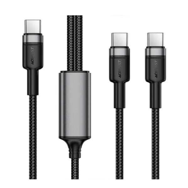 Acefast Charging Data Cable C22-02 USB-C to 2xUSB-C 100W